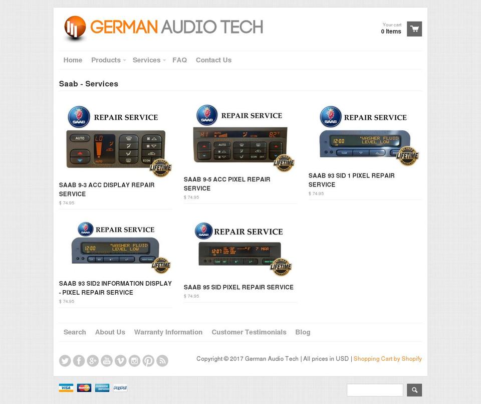 swedishpixelrepairs.com shopify website screenshot