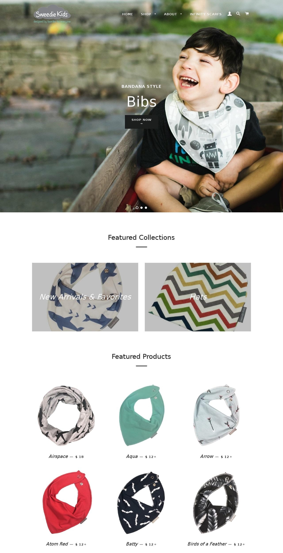sweediekids.com shopify website screenshot