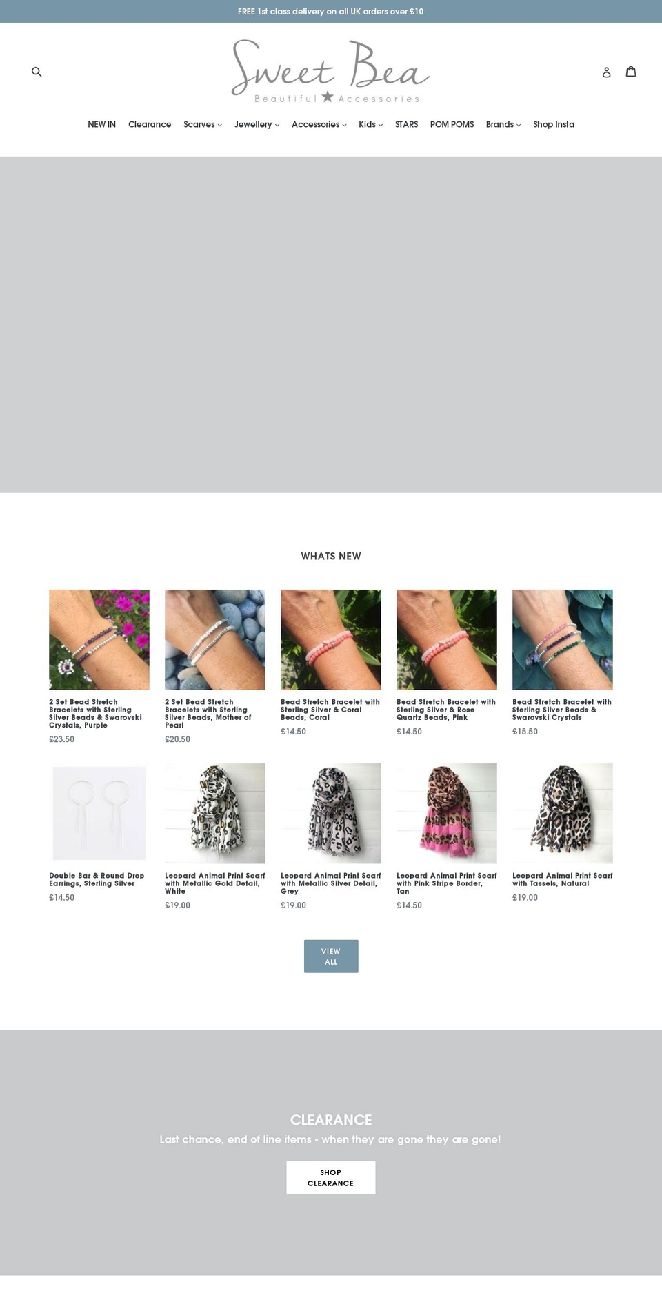 sweet-bea.com — Shopify storefront screenshot