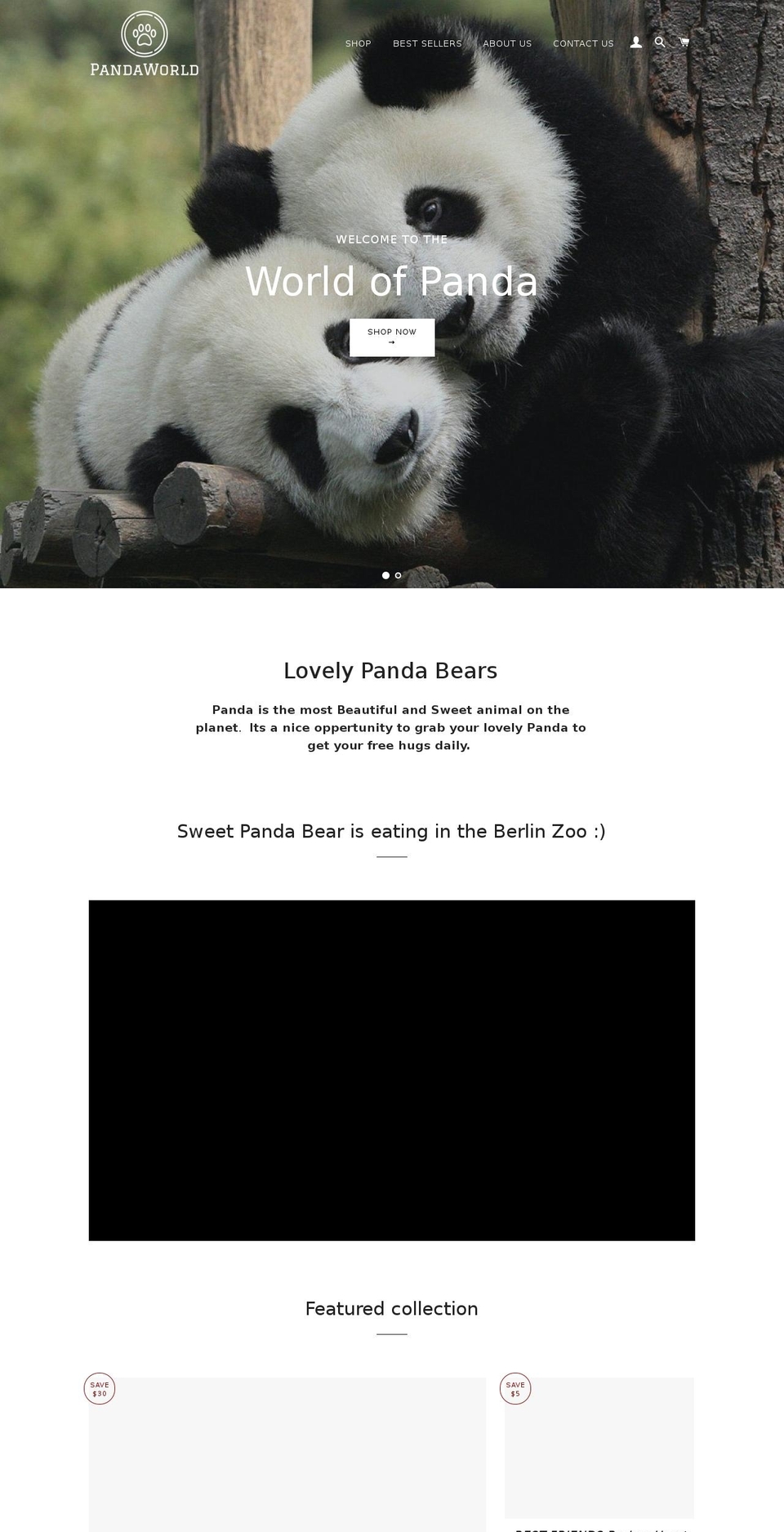 sweet-panda.com — Shopify storefront screenshot