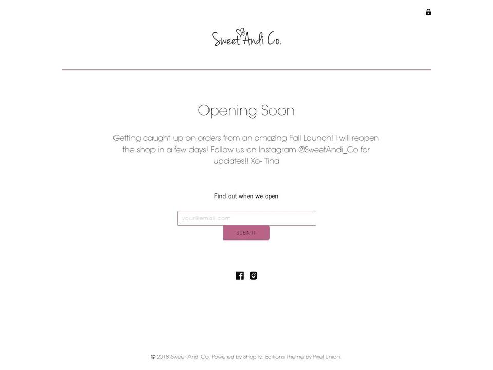 sweetandico.com — Shopify storefront screenshot
