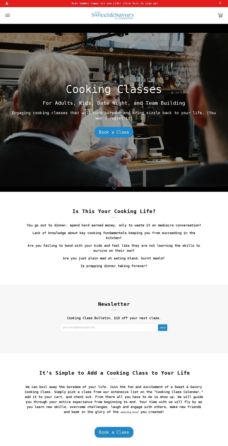 sweetandsavoryclassroom.com shopify website screenshot