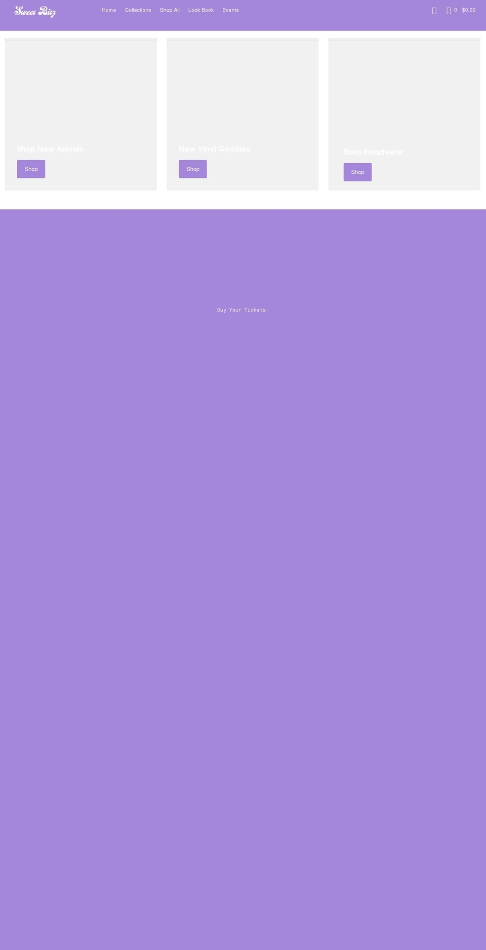 sweetbitz.net shopify website screenshot