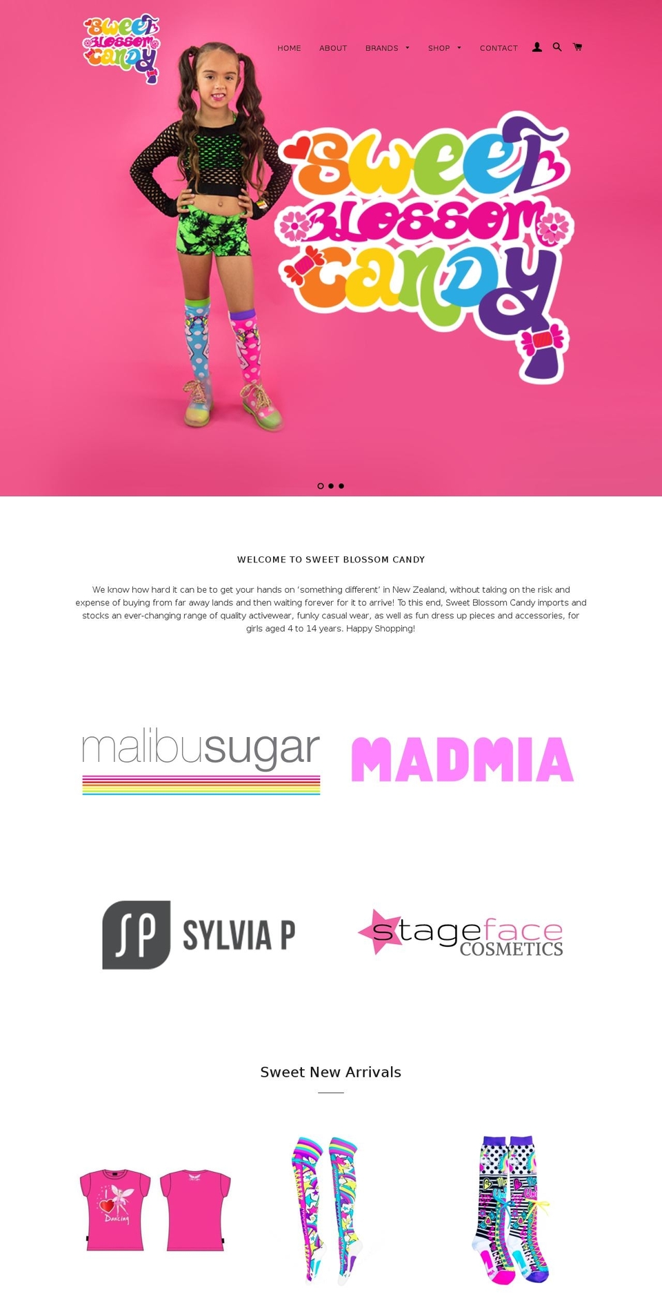 sweetblossomcandy.com — Shopify storefront screenshot