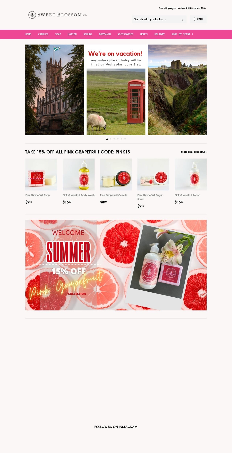 sweetblossomcompany.com shopify website screenshot