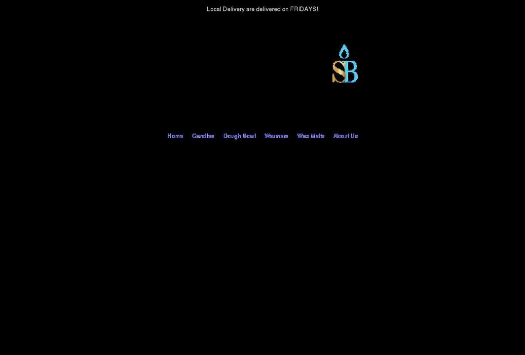 sweetbluecandles.net shopify website screenshot