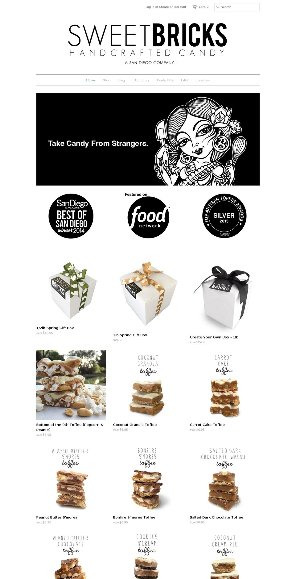 sweetbricks.com shopify website screenshot