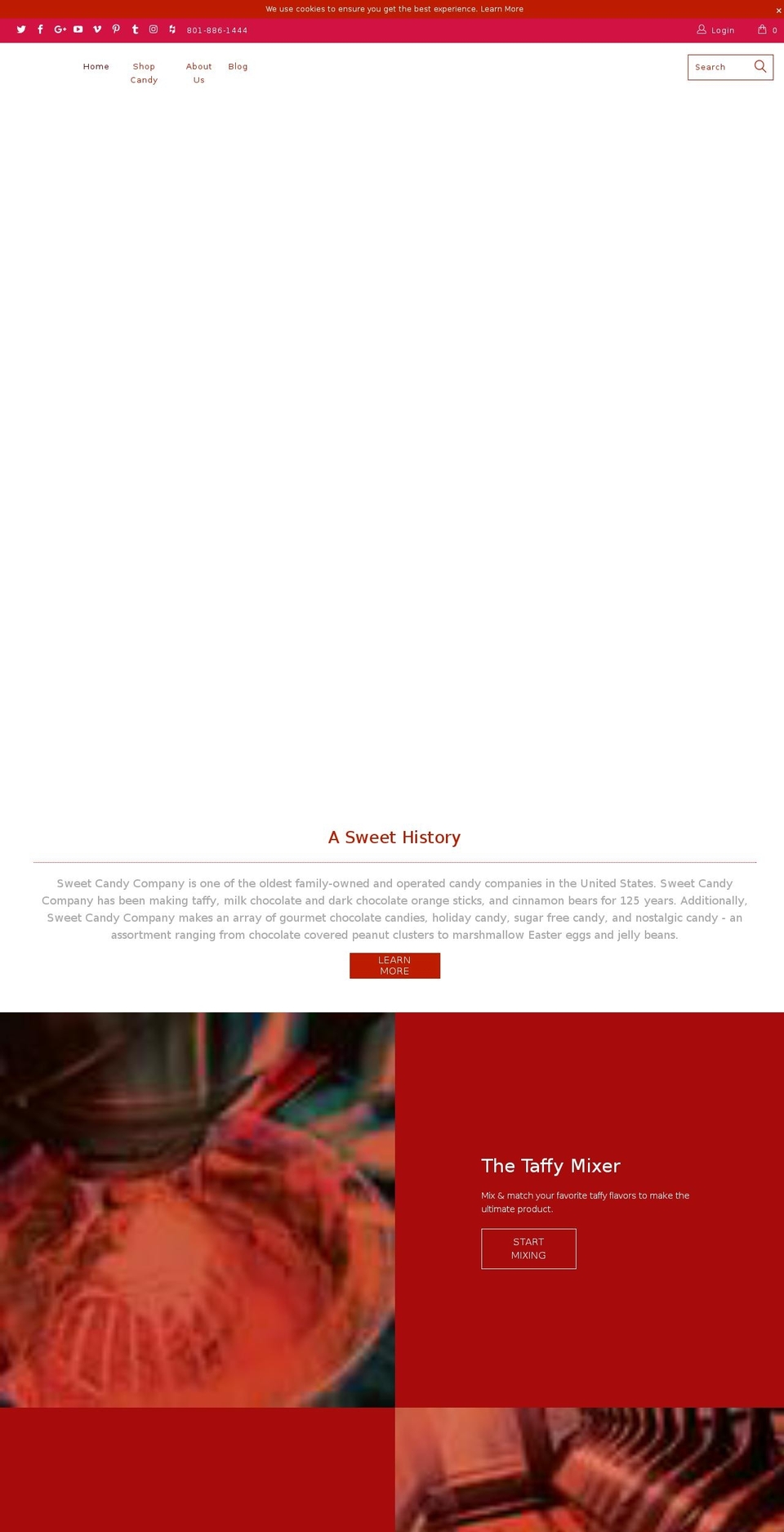 sweetcandy.com — Shopify storefront screenshot