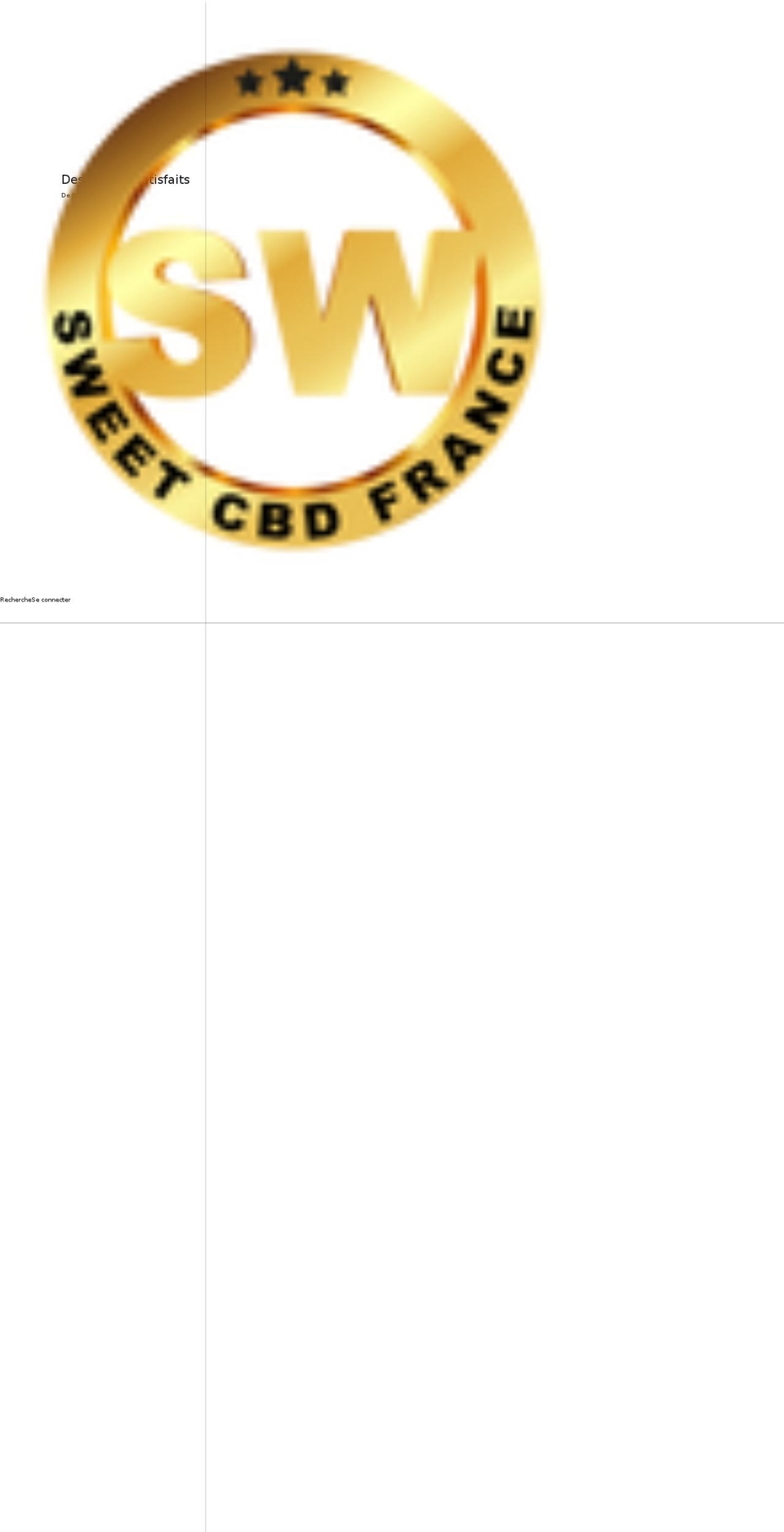 sweetcbdfrance.com shopify website screenshot