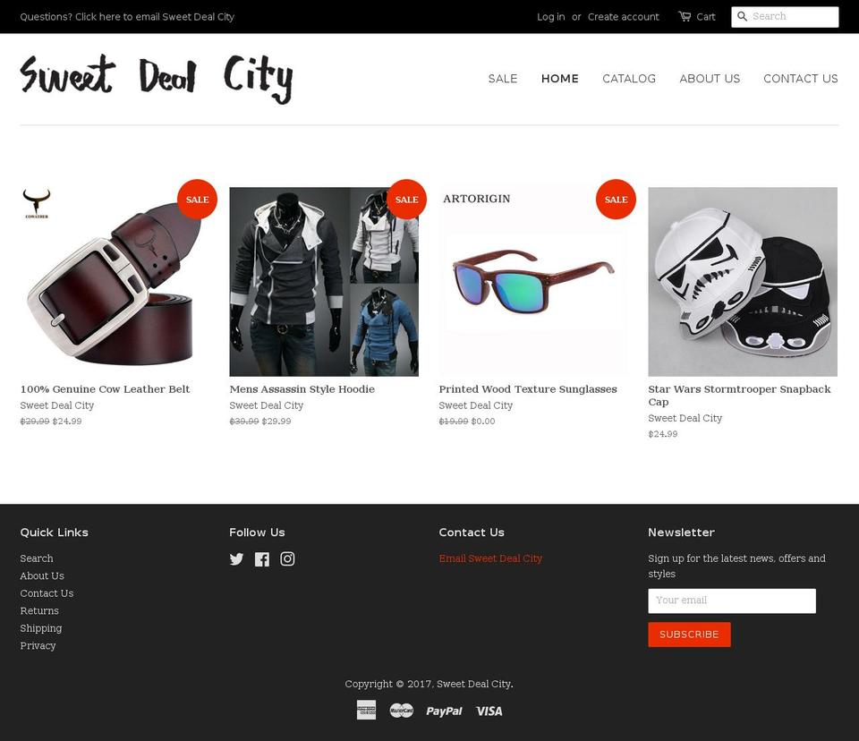 sweetdealcity.com shopify website screenshot