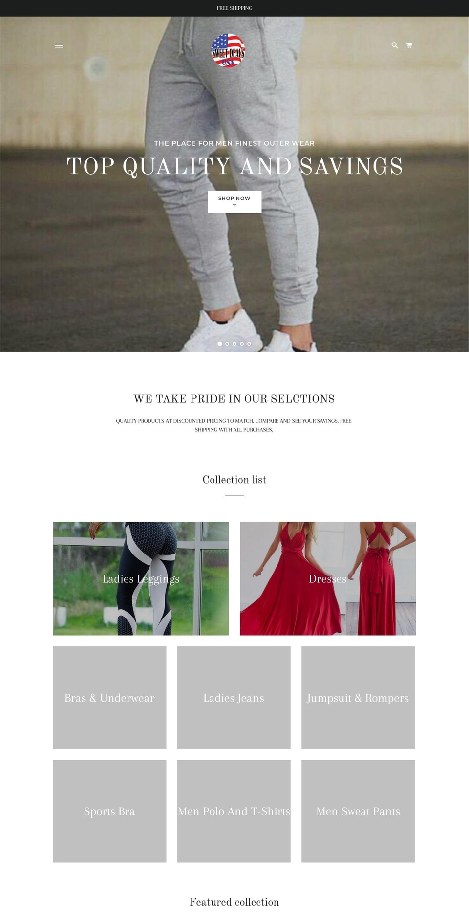 sweetdealsusa.com — Shopify storefront screenshot