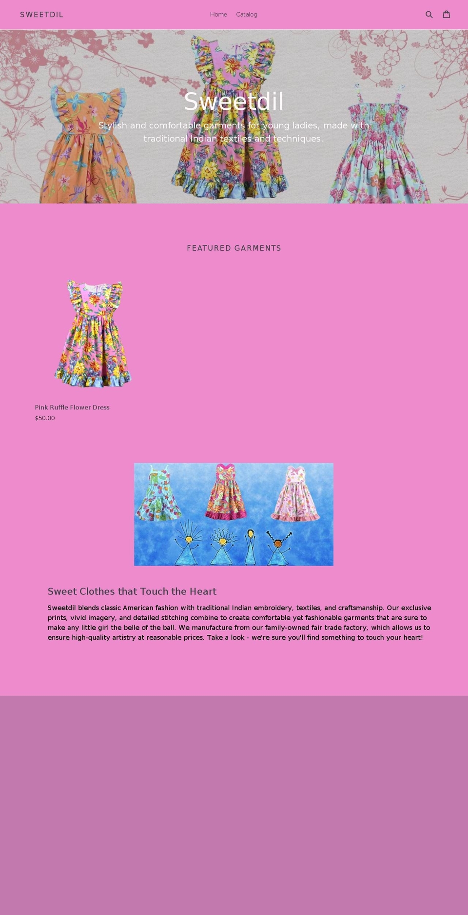 sweetdil.com — Shopify storefront screenshot