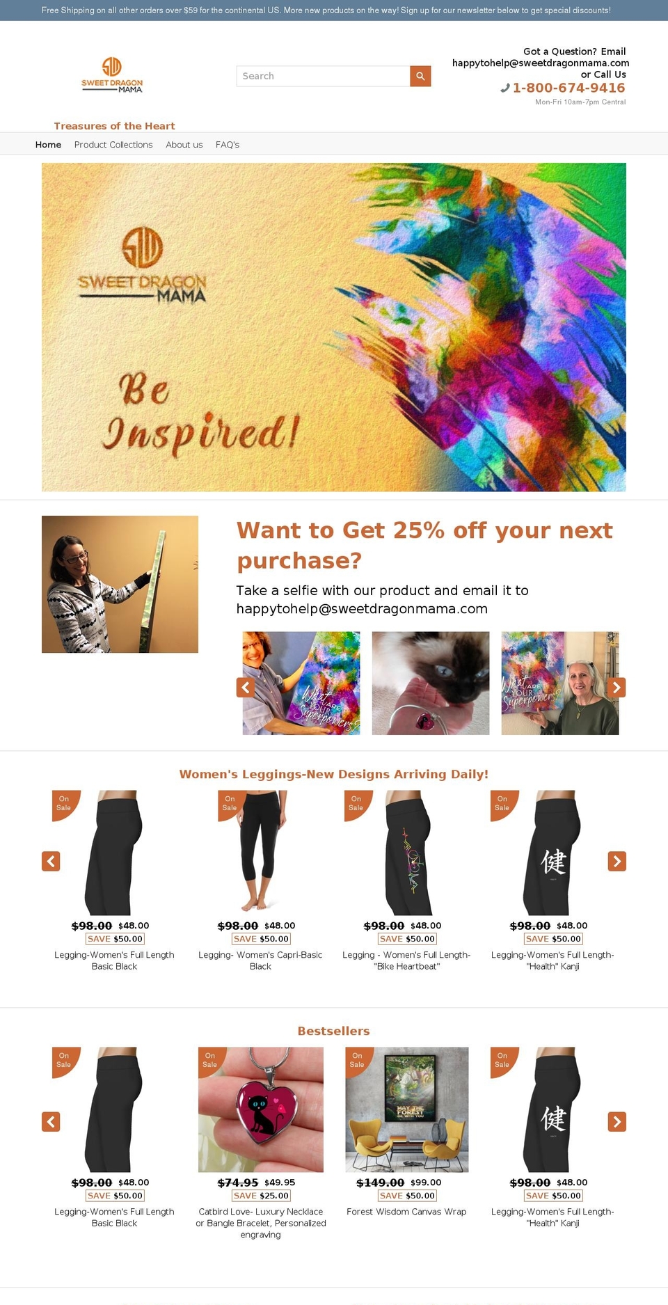 sweetdragonmama.com shopify website screenshot