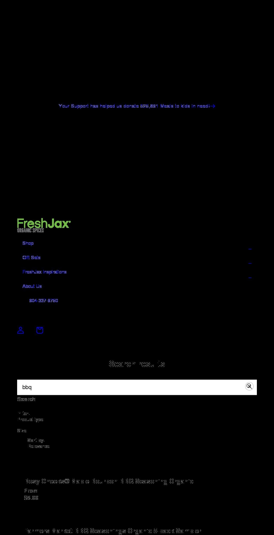 sweetellasbbq.com — Shopify storefront screenshot