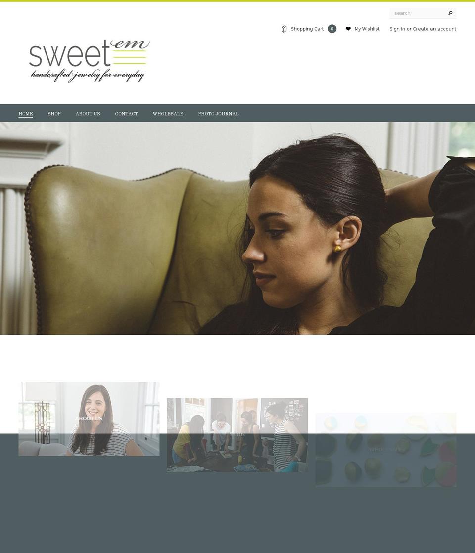 sweetemdesigns.com shopify website screenshot