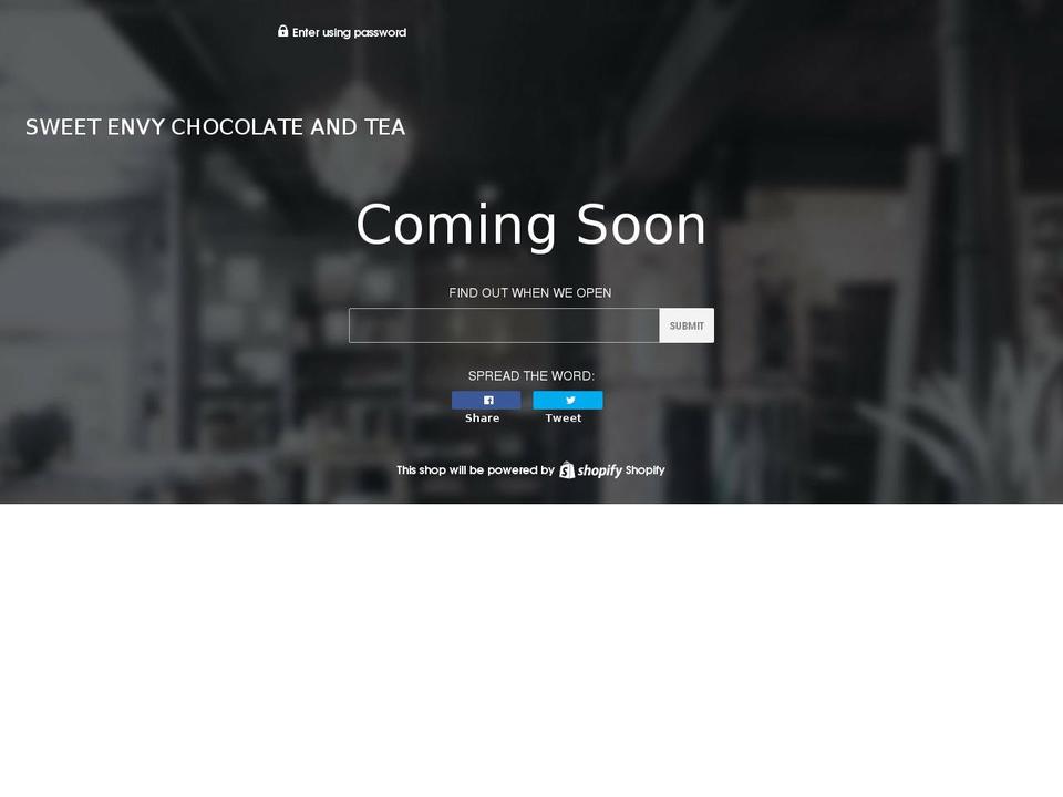 sweetenvygf.com — Shopify storefront screenshot
