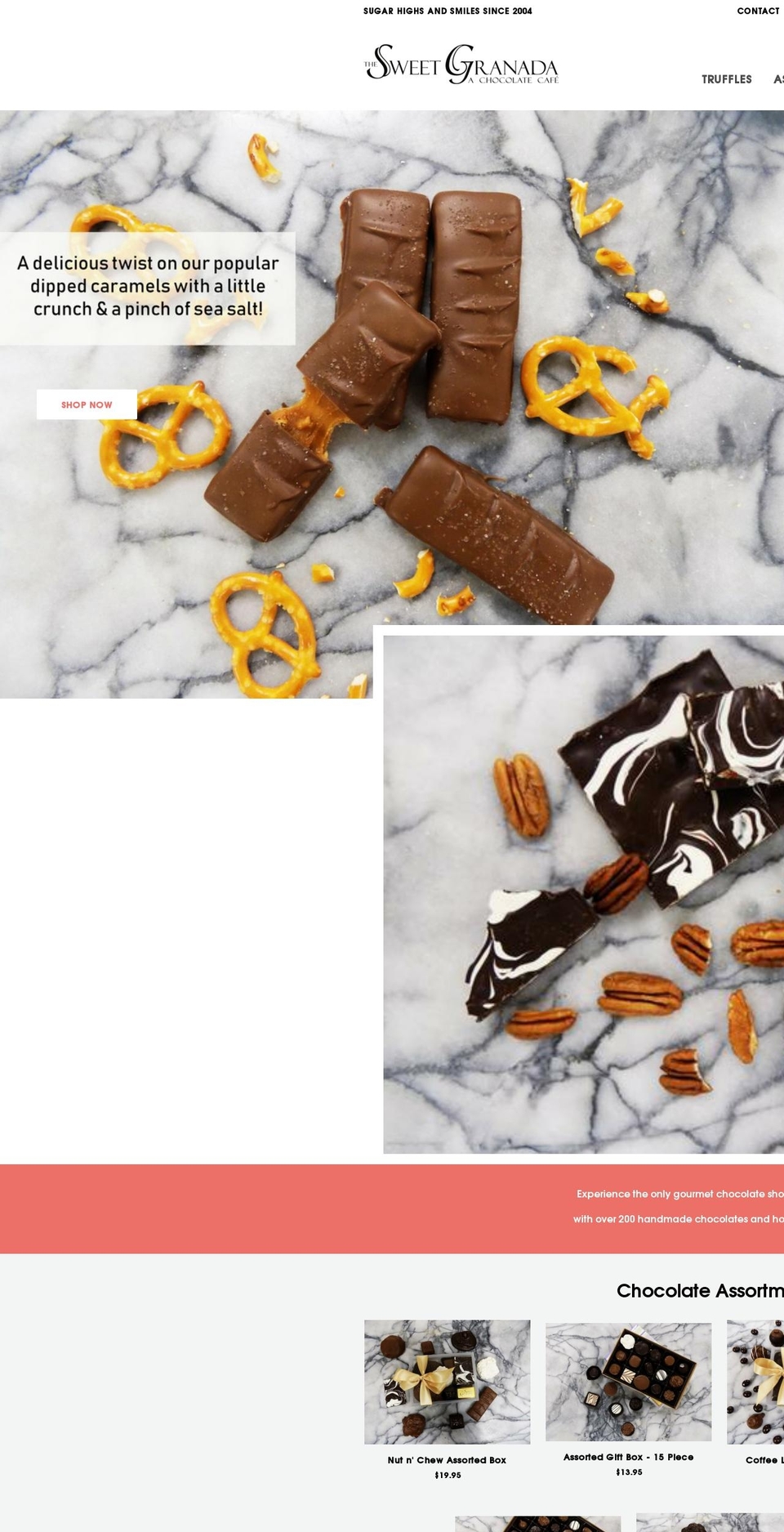 sweetgranada.com shopify website screenshot