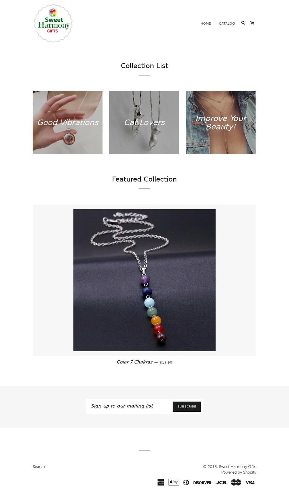 sweetharmonygifts.com — Shopify storefront screenshot