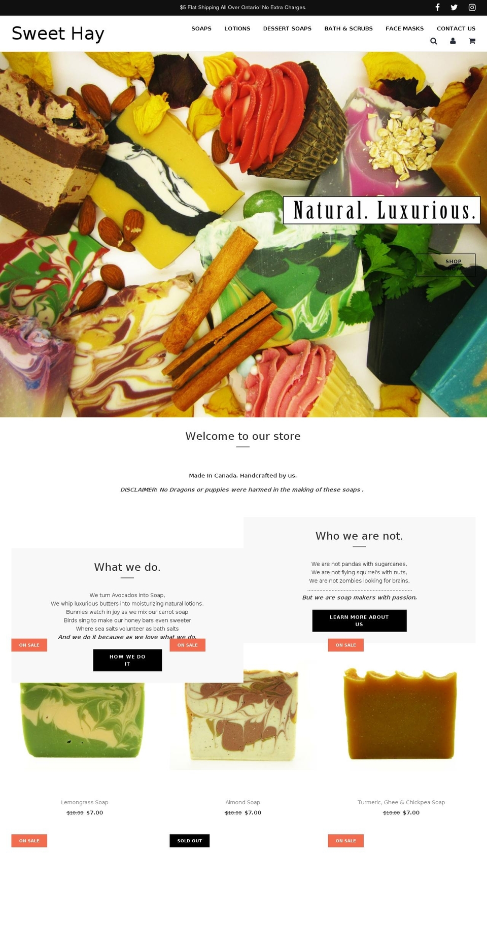 sweethay.com shopify website screenshot