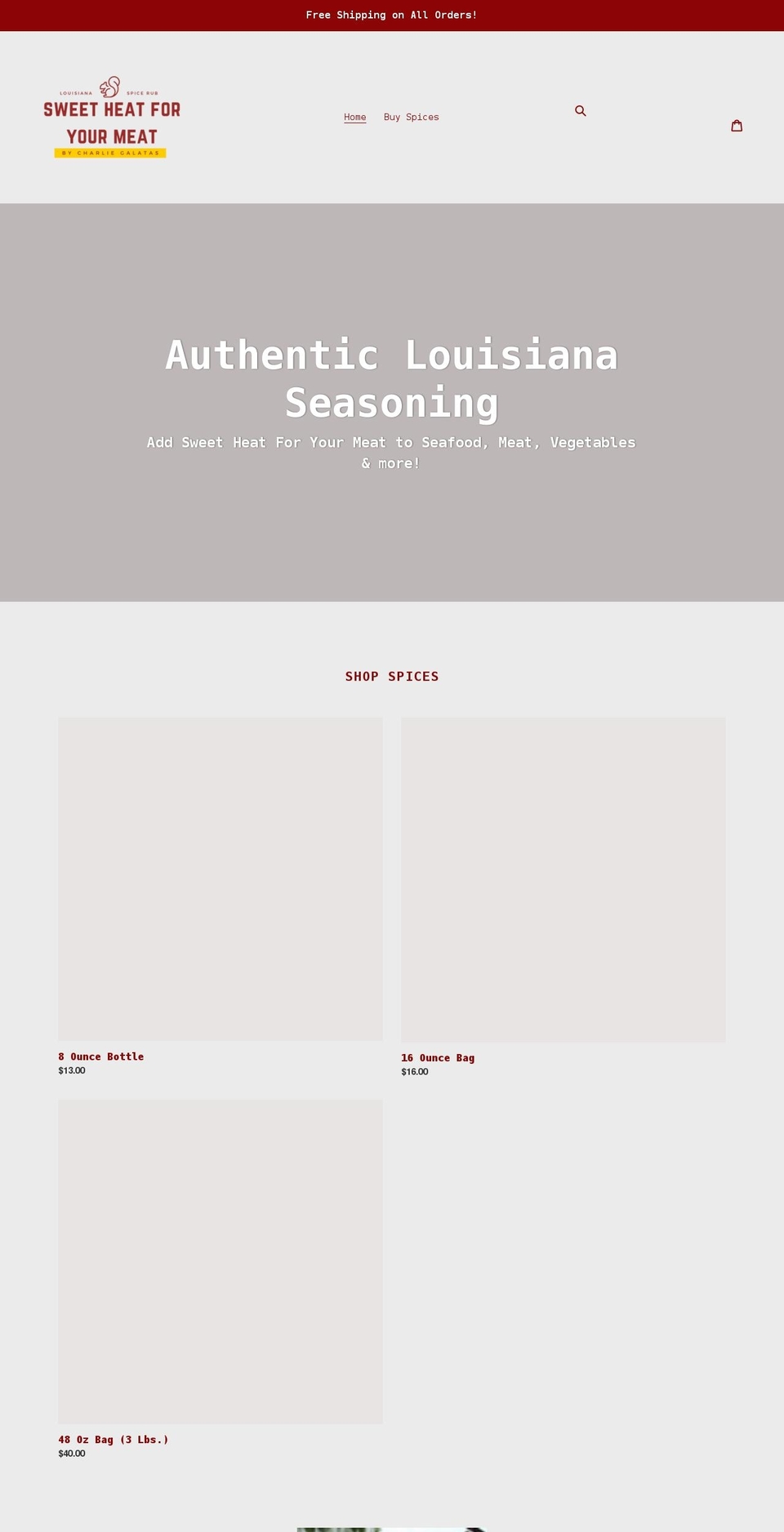 sweetheatforyourmeat.com shopify website screenshot