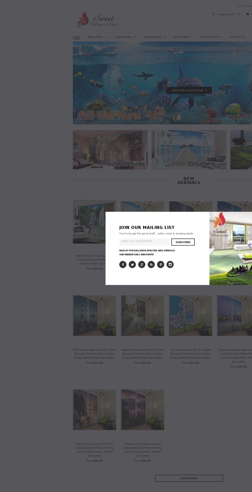 sweethomemagic.com — Shopify storefront screenshot
