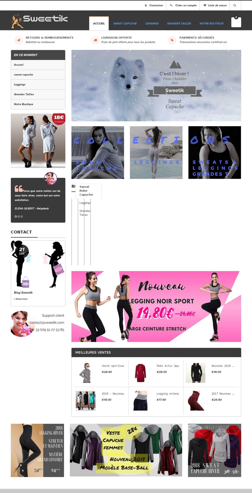 sweetik.com — Shopify storefront screenshot