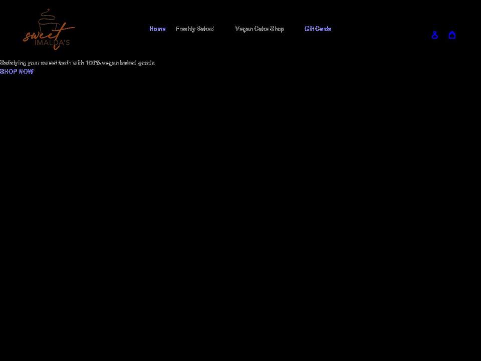 sweetimaldas.com shopify website screenshot