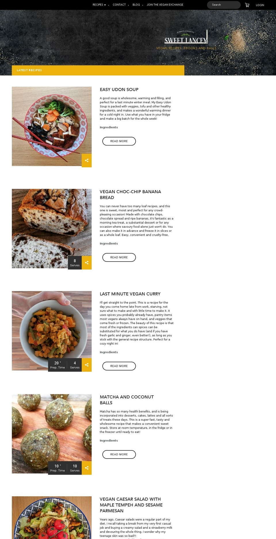 sweetlancey.com shopify website screenshot