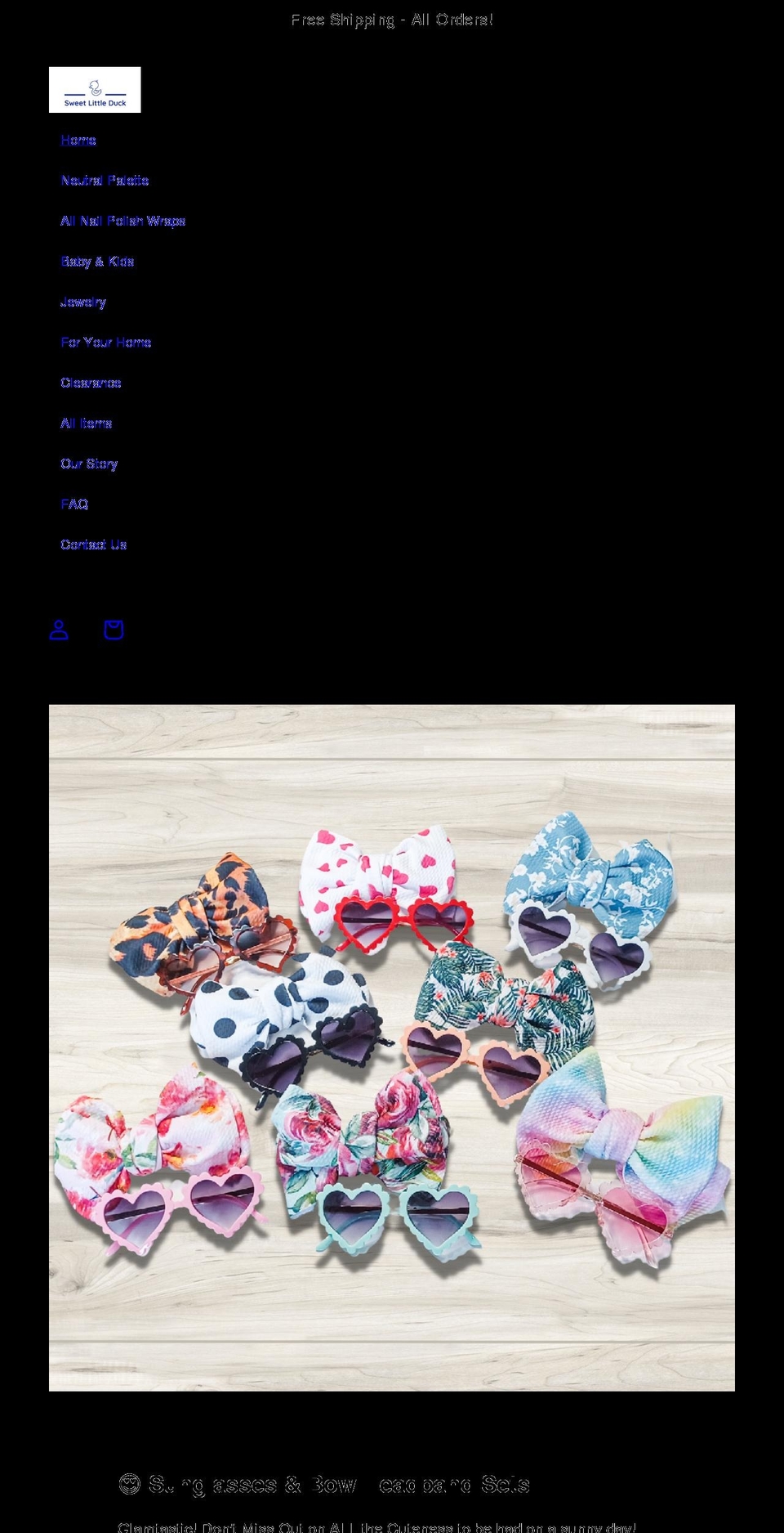 sweetlittleduck.com shopify website screenshot