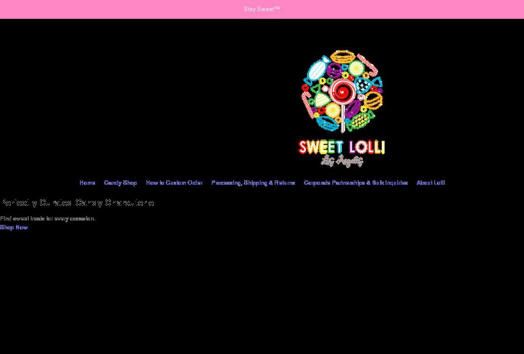 sweetlolli.com shopify website screenshot