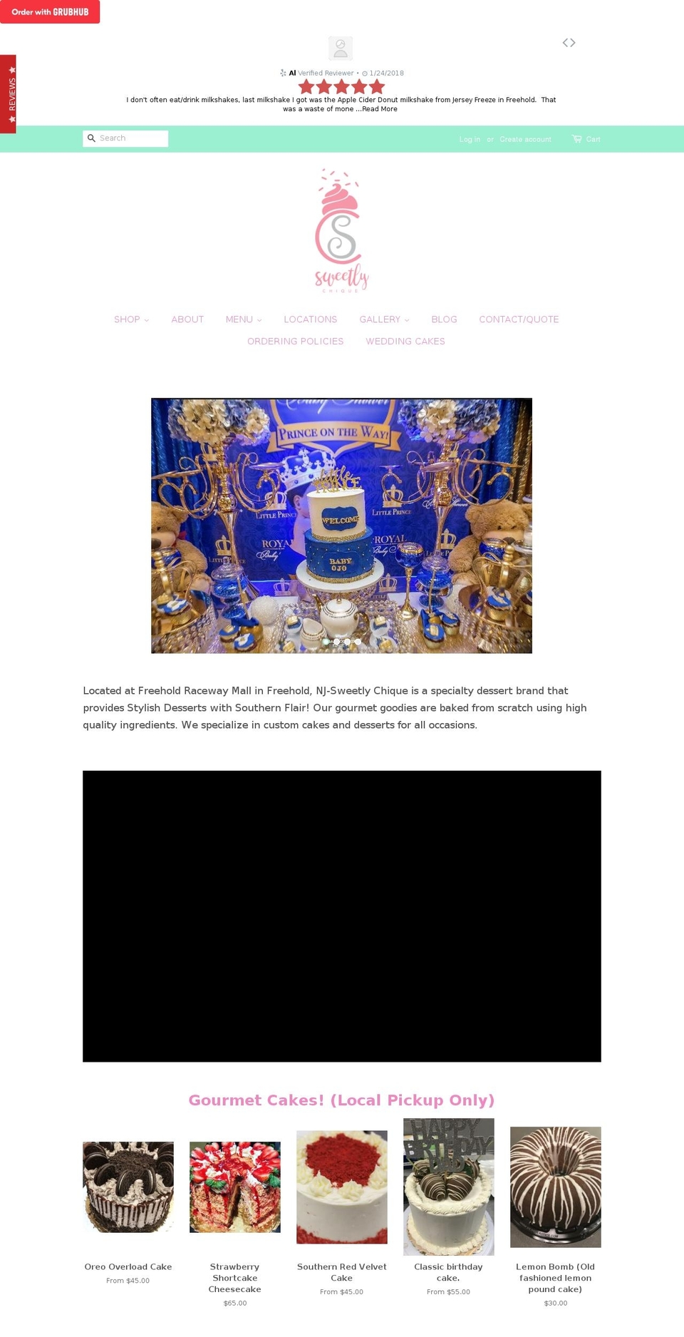 sweetlychique.com — Shopify storefront screenshot