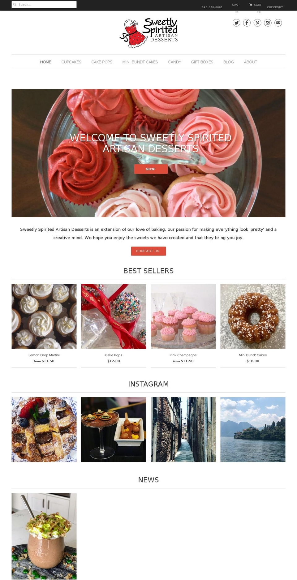 sweetlyspirited.com shopify website screenshot