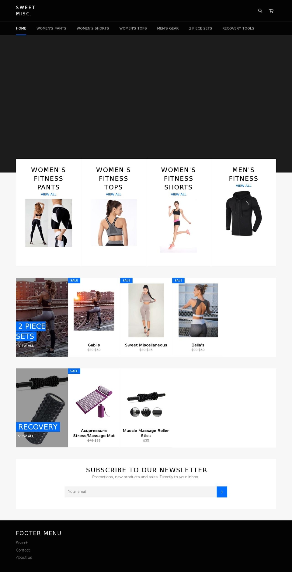 sweetmisc.com — Shopify storefront screenshot