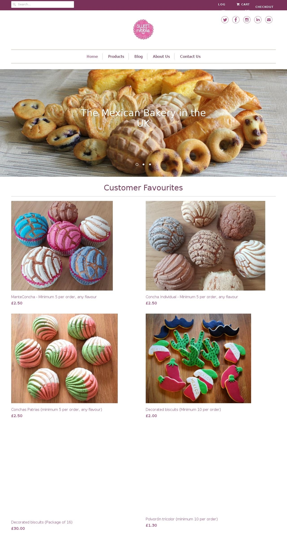 sweetnibble.co.uk shopify website screenshot