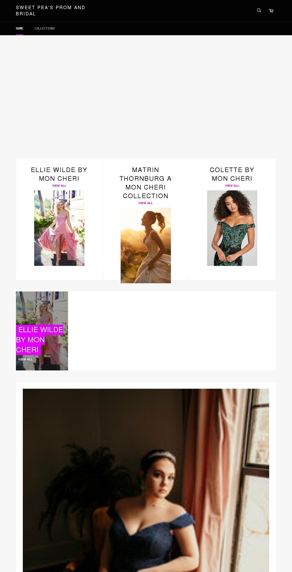 sweetpeasnowata.com shopify website screenshot