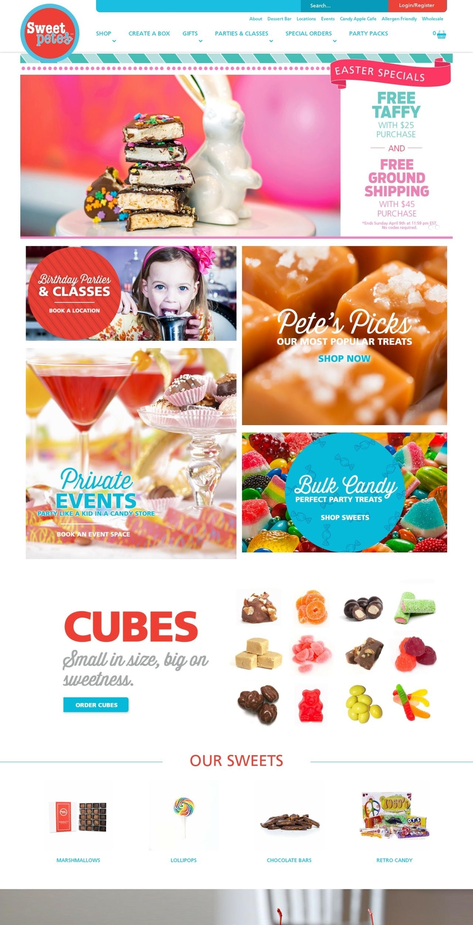 London - Sweet Pete's - 12\/30\/16 Shopify theme site example sweetpetescandy.com