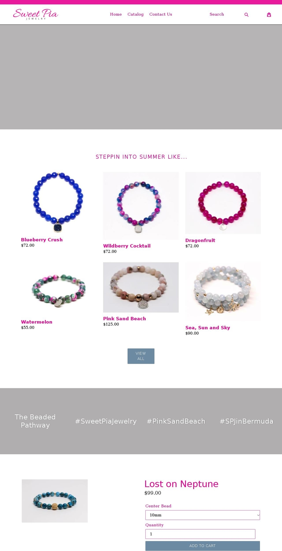 sweetpia.com — Shopify storefront screenshot