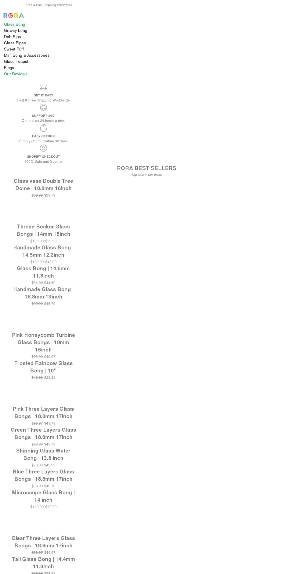 sweetpuffshop.com shopify website screenshot