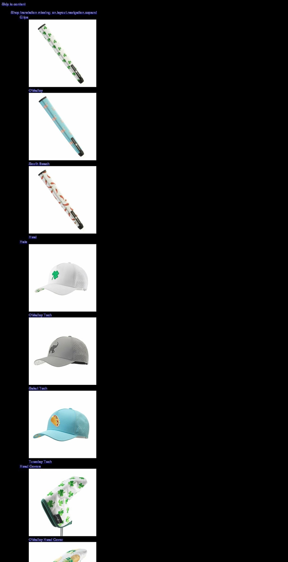 sweetrollzgolf.com shopify website screenshot
