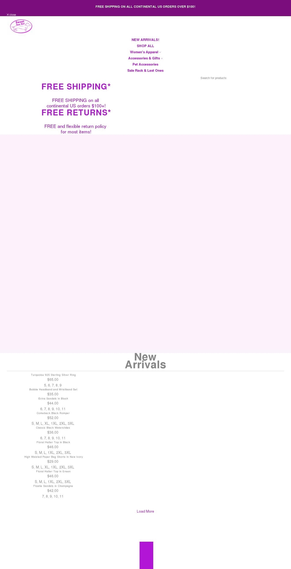 sweetroobou.com shopify website screenshot