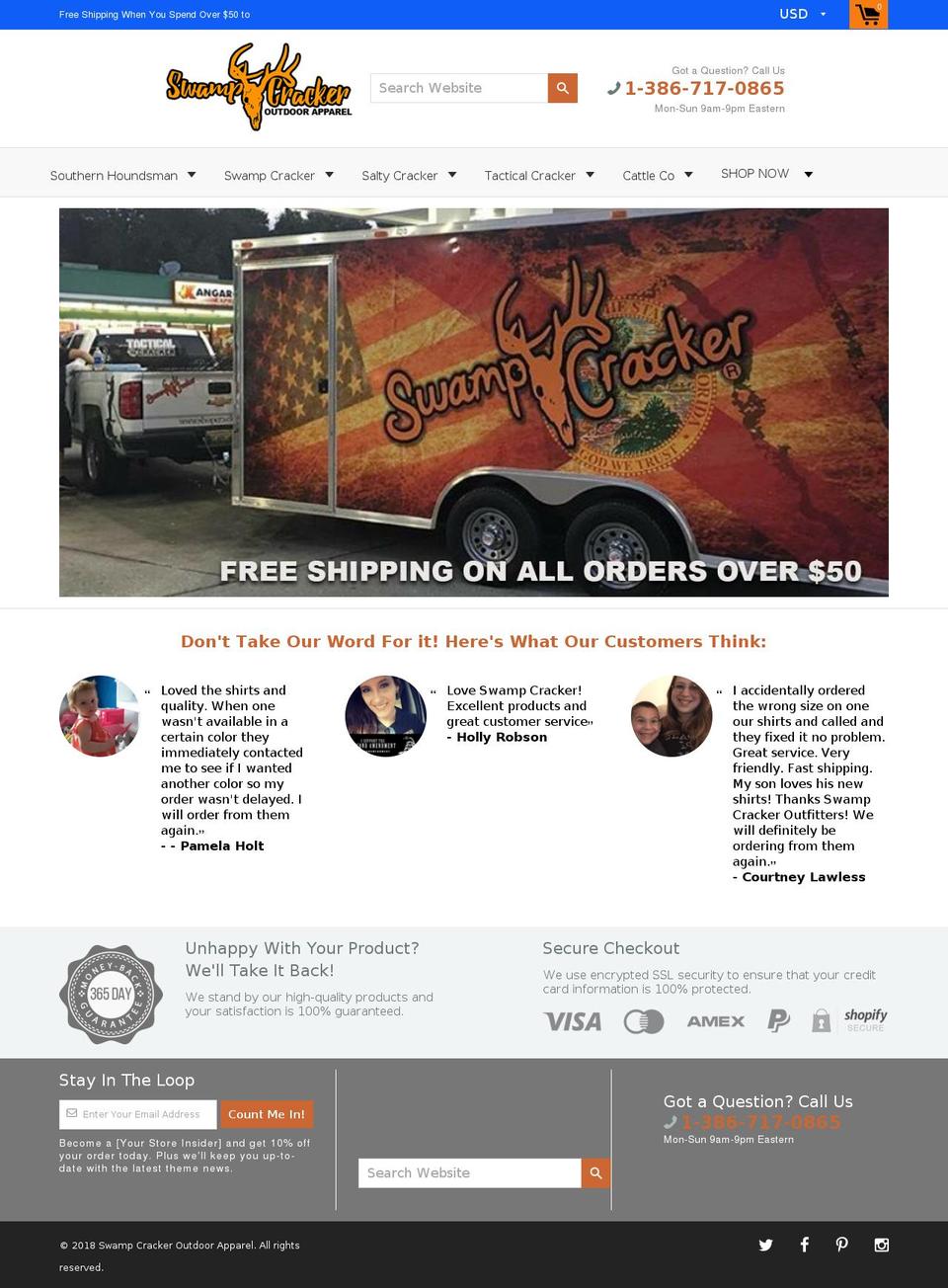 sweetsoutherntshirts.com — Shopify storefront screenshot