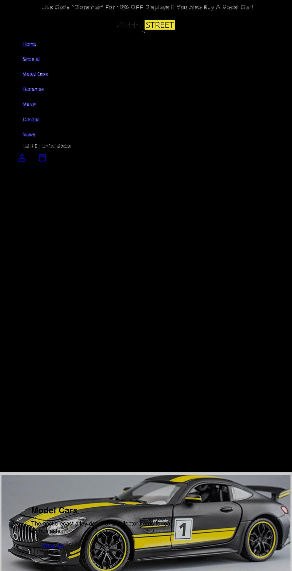 sweetstreetscene.com shopify website screenshot