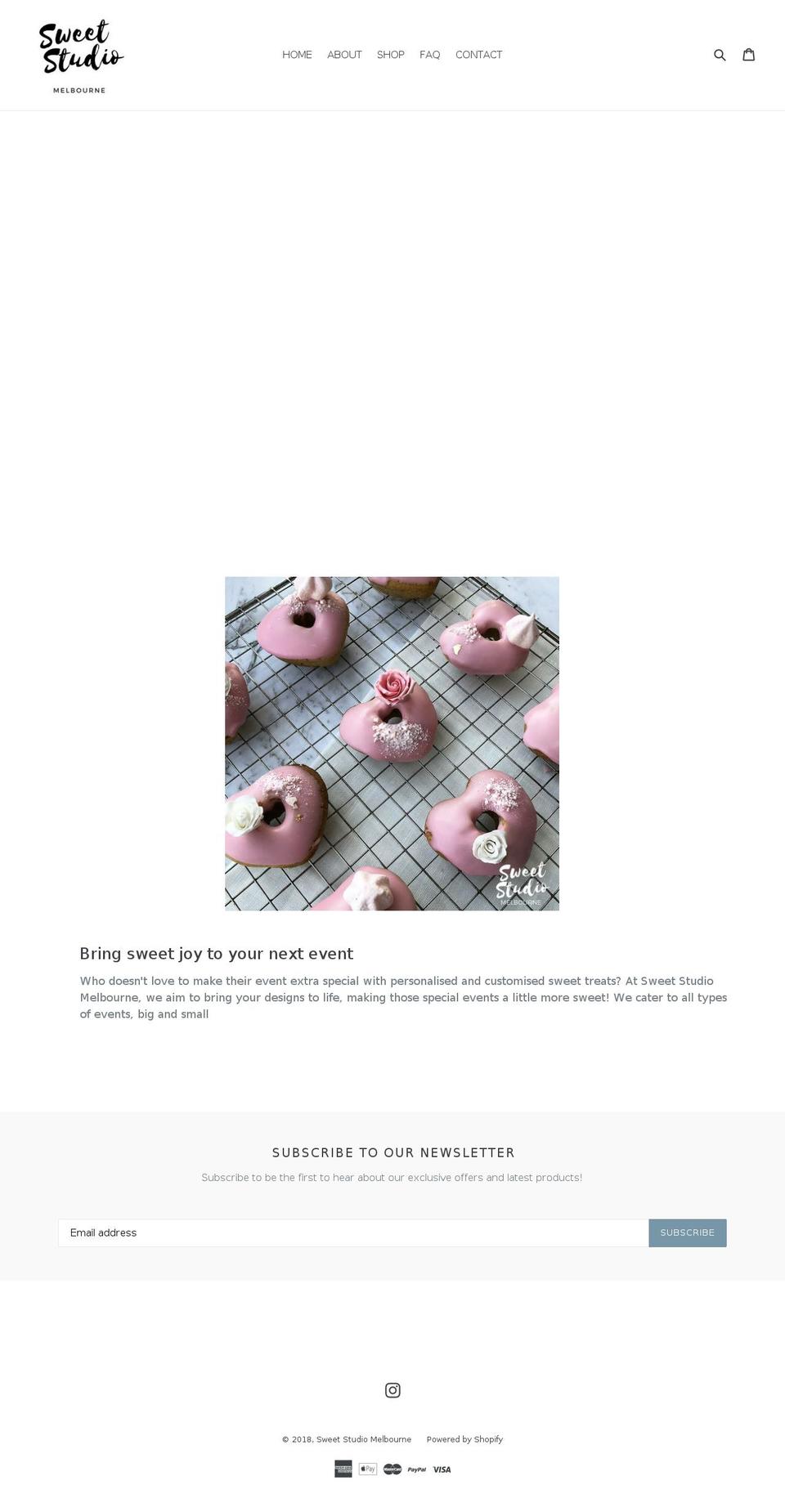 sweetstudiomelbourne.com — Shopify storefront screenshot