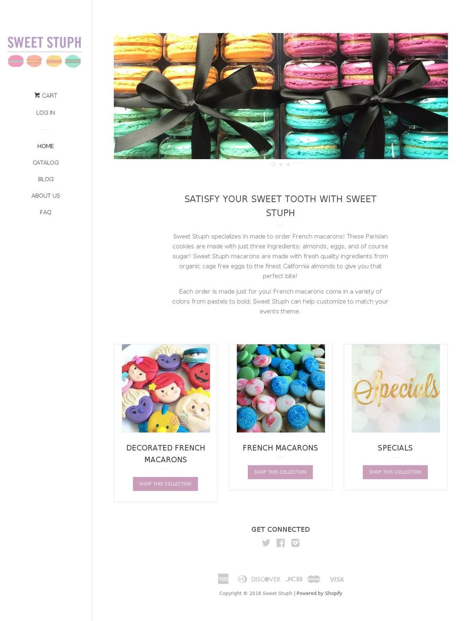 sweetstuph.com — Shopify storefront screenshot