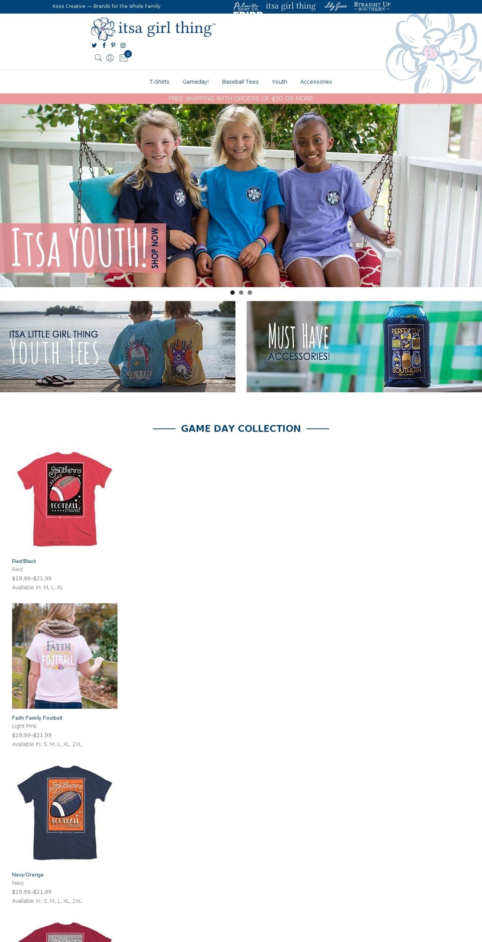sweetthingtees.com Shopify store