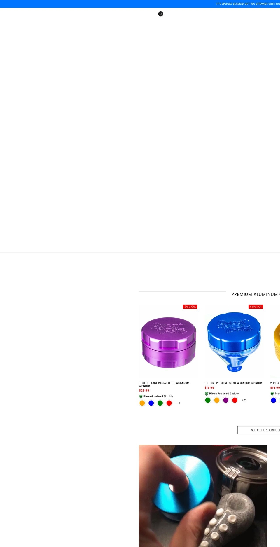 sweettoothgear.com — Shopify storefront screenshot