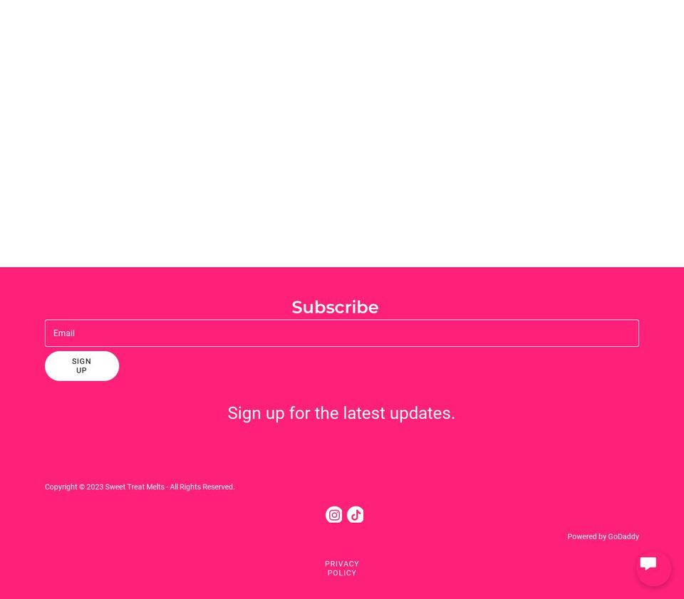 sweettreatmelts.com shopify website screenshot