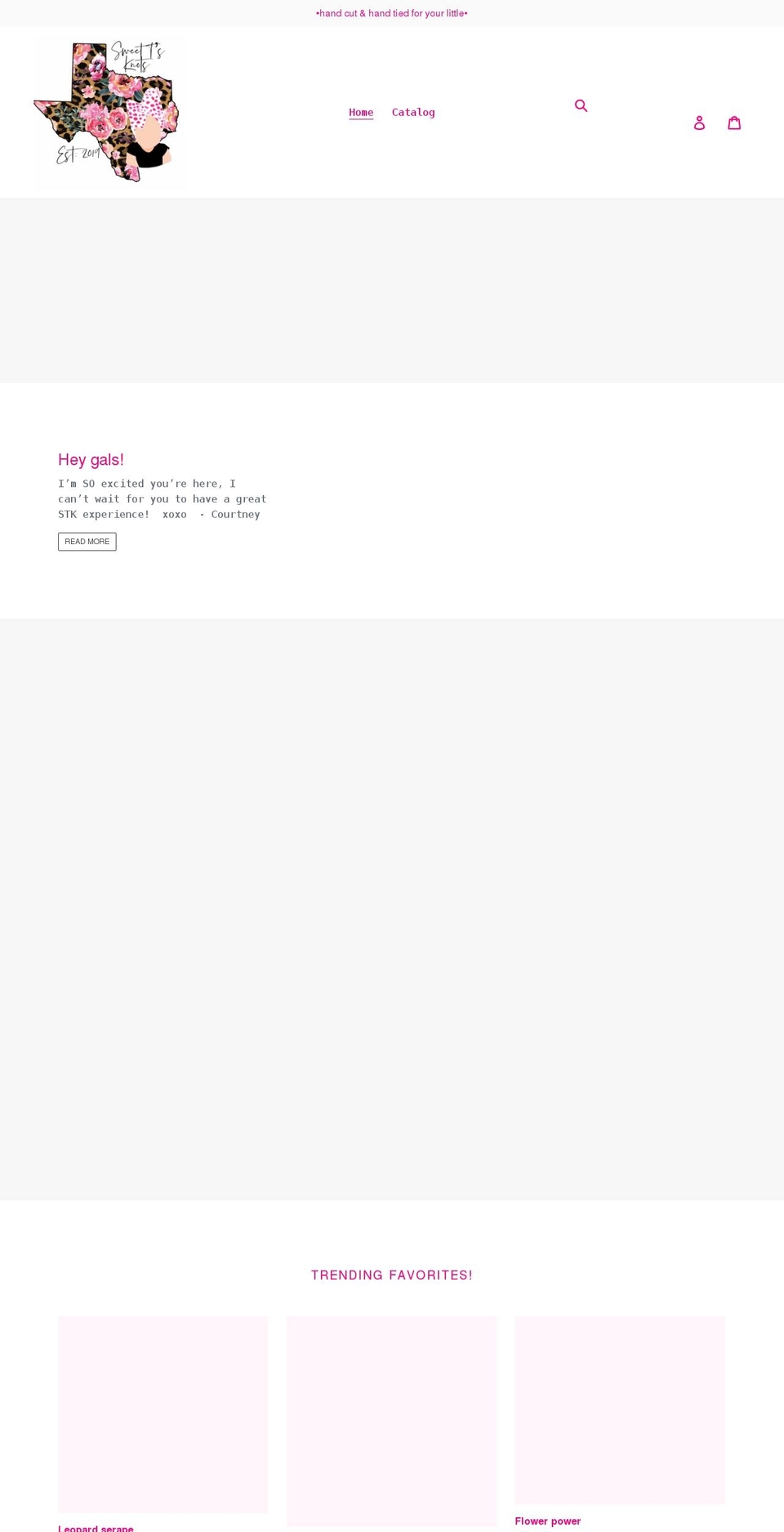 sweettsknots.com shopify website screenshot