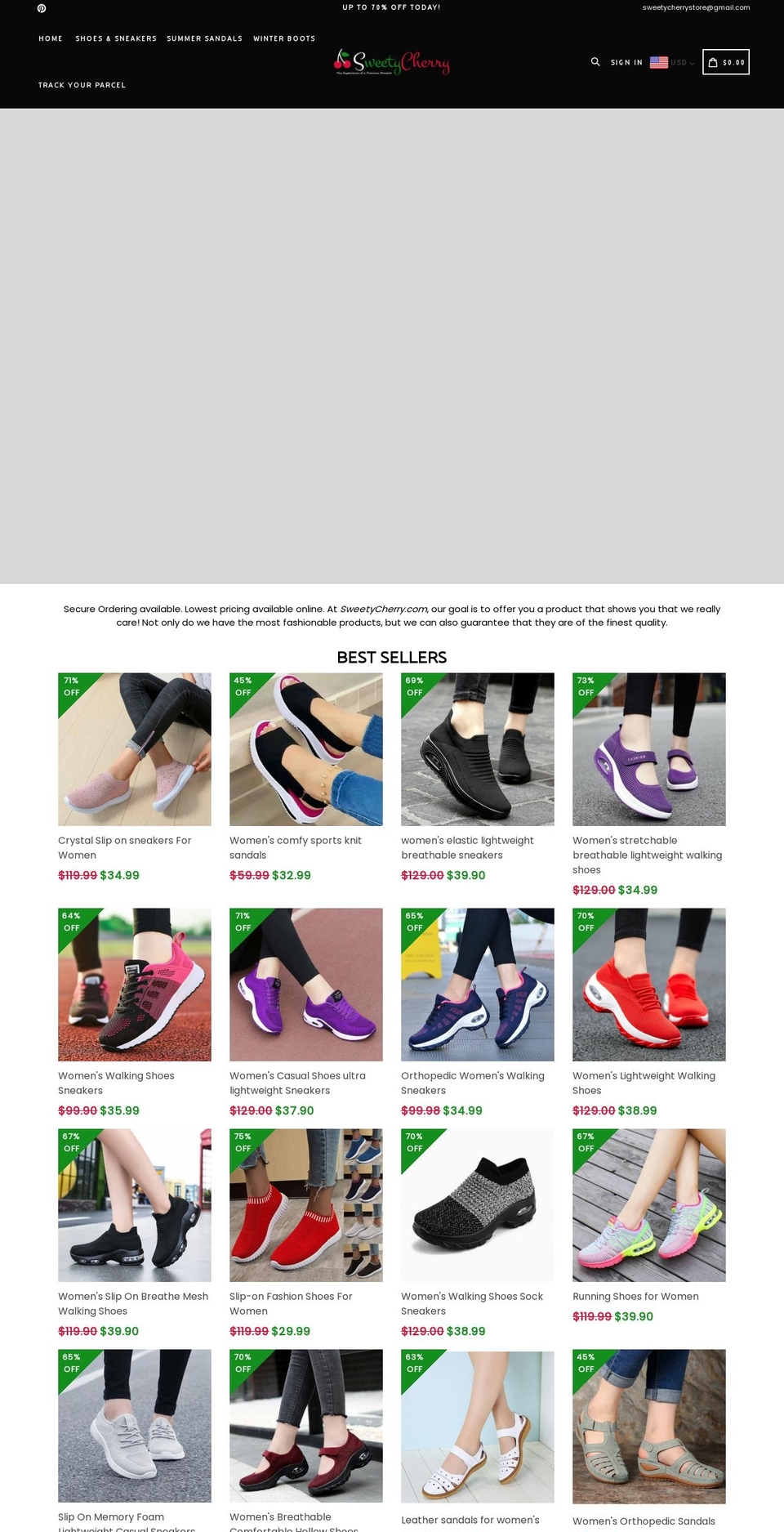 sweetycherry.com shopify website screenshot