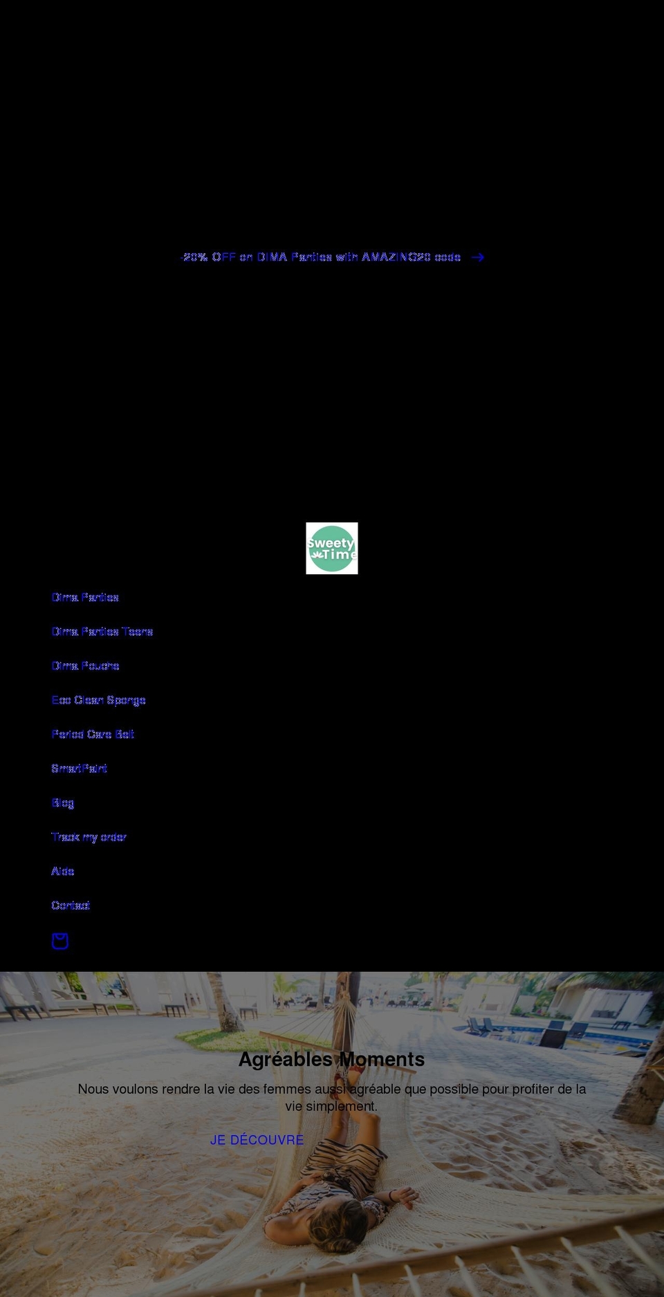 sweetytime.com shopify website screenshot